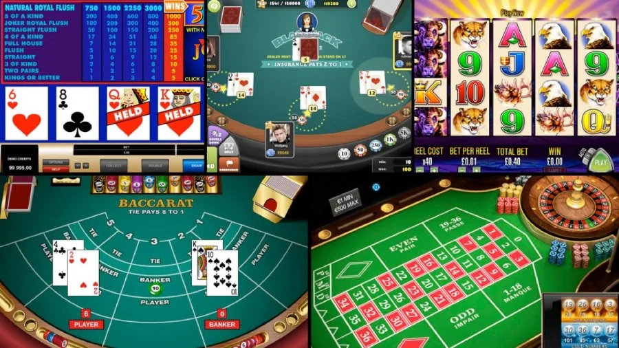 Antarmuka ruang meja kasino DJARUMTOTO dengan elemen kartu dan roda